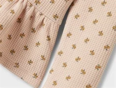 Lil Atelier bluse peach whip med blomster